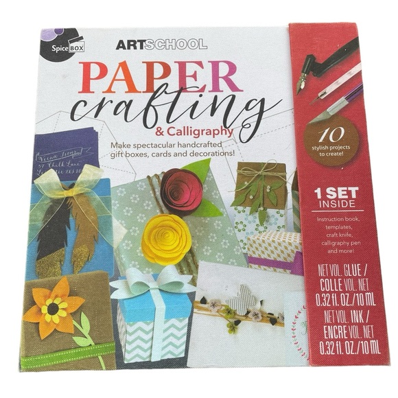 Art School Paper Crafting and Calligraphy set opened but never used - Picture 2 of 5